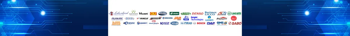 Faixa com os logotipos das marcas parceiras